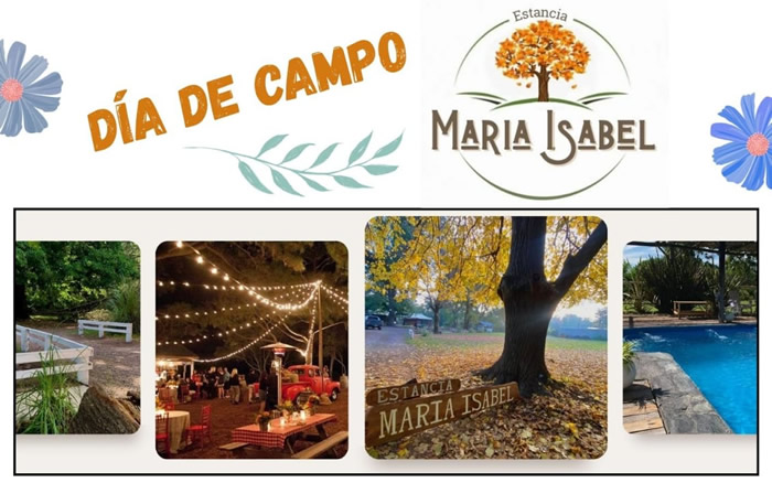 Vamos a pasar un día de campo en Estancia María Isabel Domingo 23-11-2025 08.30 hs – Av Pueyrredón y Santa Fe