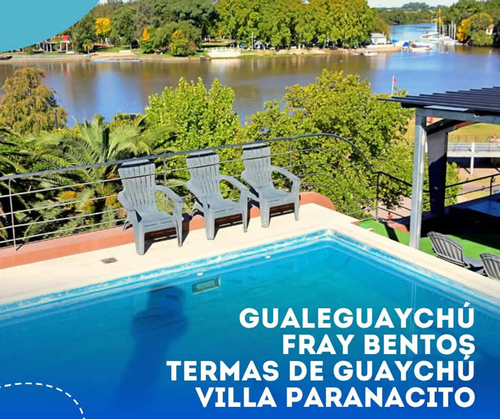 Gualeguaychú – Fray Bentos – Termas de Guaychú – Villa Paranacito